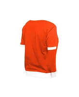 New Era Women's Orange Baltimore Orioles Game Day Rhinestone V-Neck T-Shirt