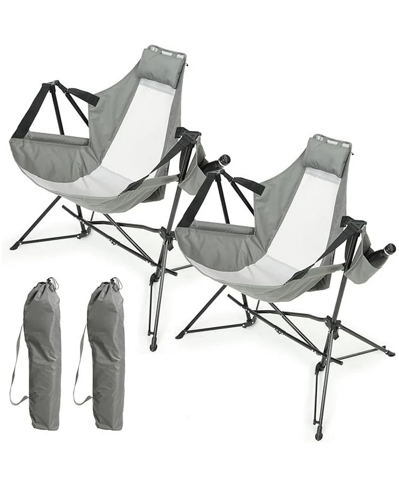 Hammock Camping Chair, Folding Portable Rocking Chair