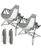 Hammock Camping Chair, Folding Portable Rocking Chair