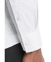 Michael Kors Men's Eco Passport Stretch Untucked Slim Fit Dress Shirt
