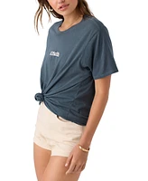 O'Neill Juniors' Island Palms Short-Sleeve Cotton Graphic T-Shirt