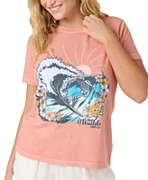 O'Neill Juniors' Saltwater Surfer Short-Sleeve Cotton Graphic T-Shirt