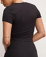 Good American Women's Stretch Jersey Top