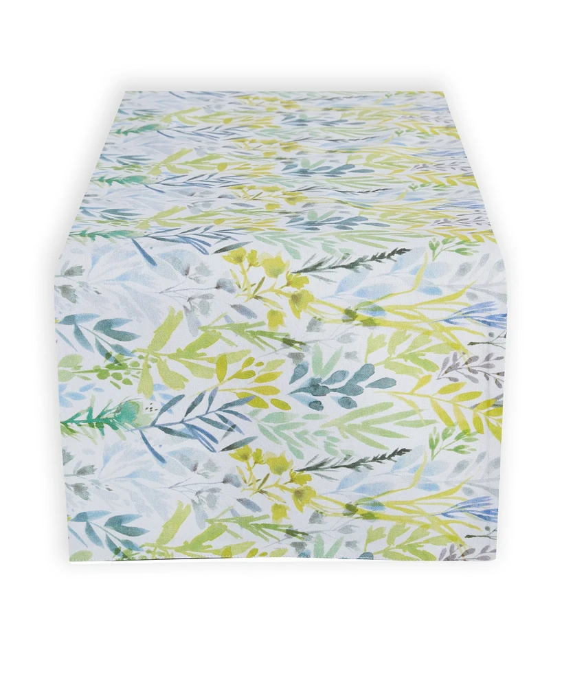 Tableau Blue Meadow Table Runner, 72" x 14"