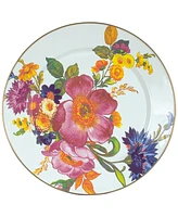 Mackenzie-Childs White Flower Market Charger/Plate