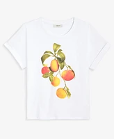 On 34th Women's Oranges Cuffed Graphic T-Shirt, Exclusively at Macy's