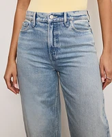 Good American Women's Standard Relaxed-Fit Barrel Jeans