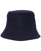 Lauren Ralph Anchor Embroidery Bucket Hat