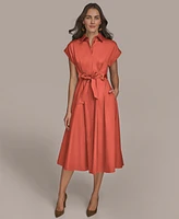 Donna Karan New York Women's Cotton Shirtdress