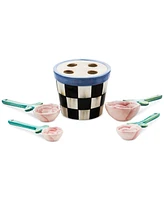 Mackenzie-Childs Rosy Meadow Potted Measuring Spoons