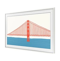 50" The Frame Customizable Bezel In Modern Teak