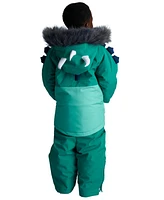 Roarsome Little Girls Spike the Dinosaur Ski Jacket