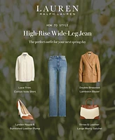 Lauren Ralph Women's High-Rise Wide-Leg Jeans
