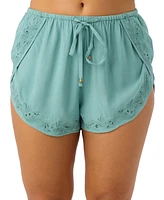 O'Neill Juniors' Lisbon Pull-On Embroidered Shorts