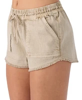 O'Neill Juniors' Sevie Cotton Twill Pull-On Shorts