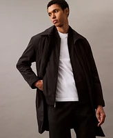 Calvin Klein Men's Logo-Print Matte Bomber Jacket