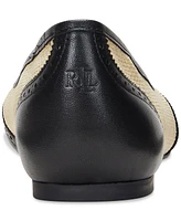 Lauren Ralph Women's Jayna Wingtip Ballet Flats