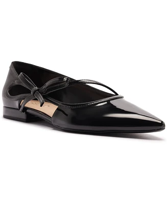 Arezzo Women's Tessa Pointed Toe Ballet Flats