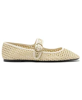 Arezzo Women's Eve Square Toe Ballet Flats