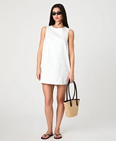 French Connection Women's Cotton Pinstriped Shift Dress