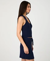 French Connection Women's Terry Spun Racerback Top