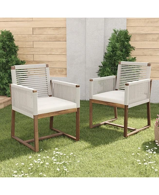 Outdoor Dining Chairs Set of 2