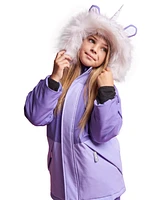 Roarsome Big Girls Sparkle the Unicorn Ski Jacket