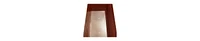 Decorative Metal Planter – Large Rectangular Box with Embossed Lines