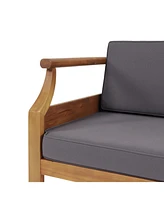 Aston 4-piece Sofa Set, Dark Gray