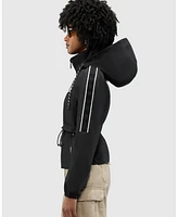 Alpenhaus Women's Enneth Hooded Windbreaker with Adjustable waist