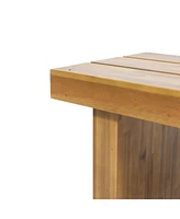 Acacia Wood Outdoor Garden Bench