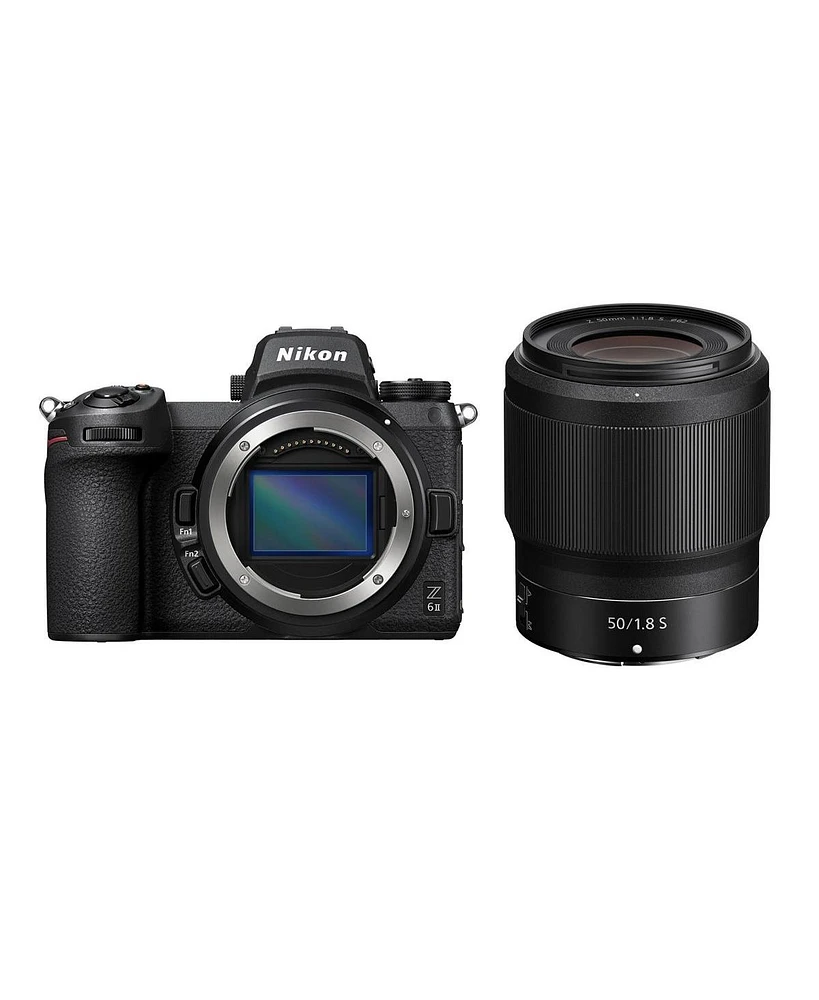 Nikon Z 6II Mirrorless Camera with Nikon Nikkor Z 50mm f/1.8 S Lens