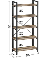 Bookshelf 5-Tier Ladder Shelf 110 lbs
