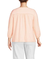 Lands' End Plus Slub Top