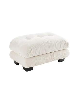 27 Ottoman - White