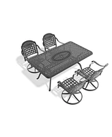 5-Piece All-Weather Cast Aluminum Dining Set