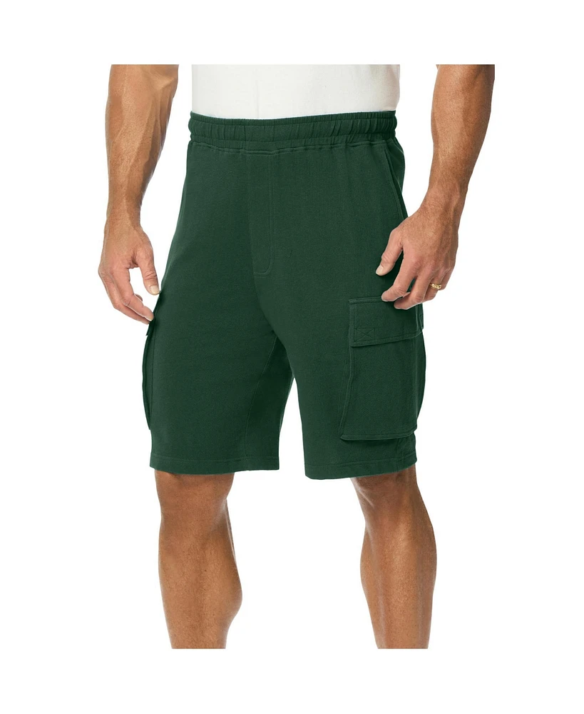 KingSize Big & Tall French Terry Cargo Shorts