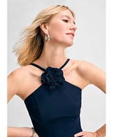Isaac Mizrahi Women's Rosette Pencil Dress