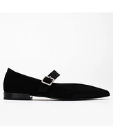 Willow Leather Mary Jane Flats