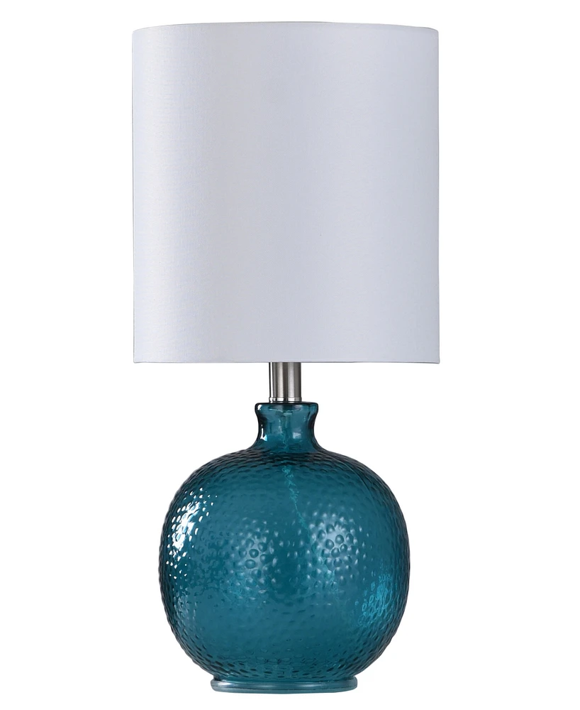 StyleCraft Home Collection 20" Antique Glass Table Lamp