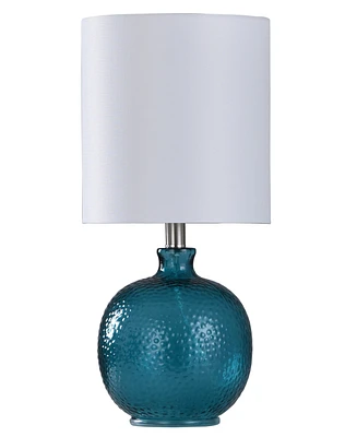 StyleCraft Home Collection 20" Antique Glass Table Lamp
