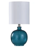 StyleCraft Home Collection 20" Antique Glass Table Lamp