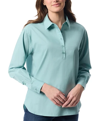 Gloria Vanderbilt Women's Amanda Cotton Pullover Shirt