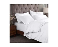 Superior Egyptian Cotton 300 Thread Count Solid Duvet Cover Set