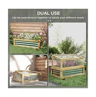Flower Bed Greenhouse for Optimal Plant Growth Durable and Versatile Garden Shelter