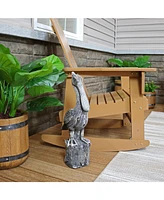 22-Inch Pelican's Perch Outdoor Garden Statue - Outside Nautical Yard Decor - Polystone Ocean and Beach Bird Animal Backyard and Lawn Ornament