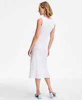 On 34th Women's Side-Tie Tank Midi Dress, Exclusively at Macy's