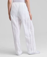 And Now This Women's Cotton Eyelet-Trim Drawstring Pants, Exclusively at Macy's