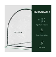 Mini Greenhouse with Pvc Cover, Ideal for Protecting Plants and Seedlings Indoors and Outdoors