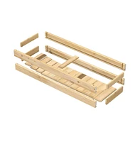 Unfinished Cedar Wood Garden Planter Box for Outdoor Gardening and Planting